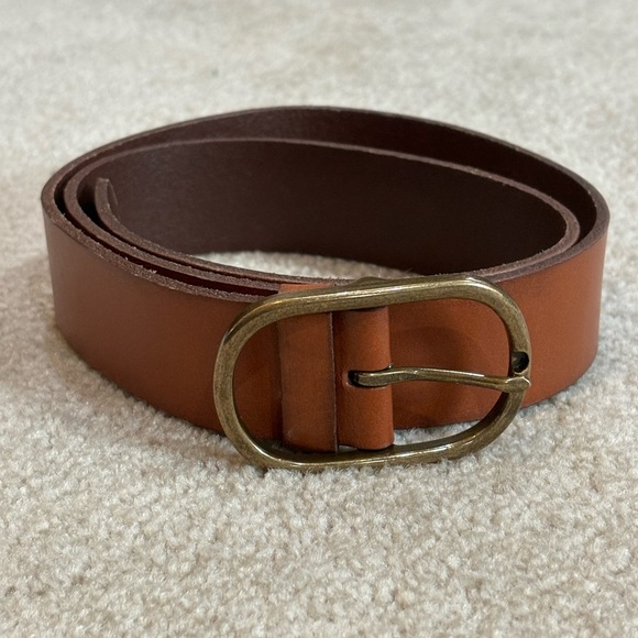 Anthropologie Other - Anthropogie Mens Leather Oval Belt